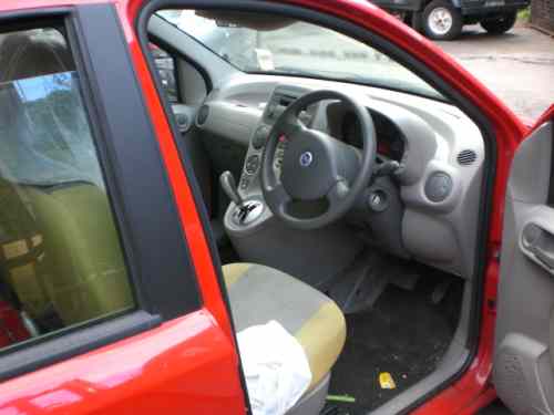 Fiat Panda Door Front Drivers Side -  - Fiat Panda 2004 Petrol 1.2L Manual 5 Speed 5 Door Alloy Wheels 14 inch, Red